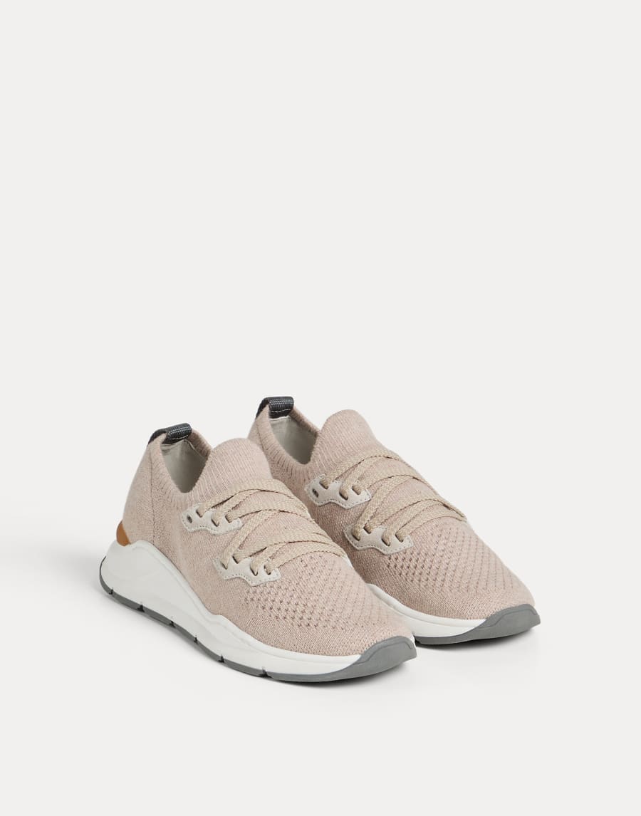 Knit runners Beige Boys - Brunello Cucinelli