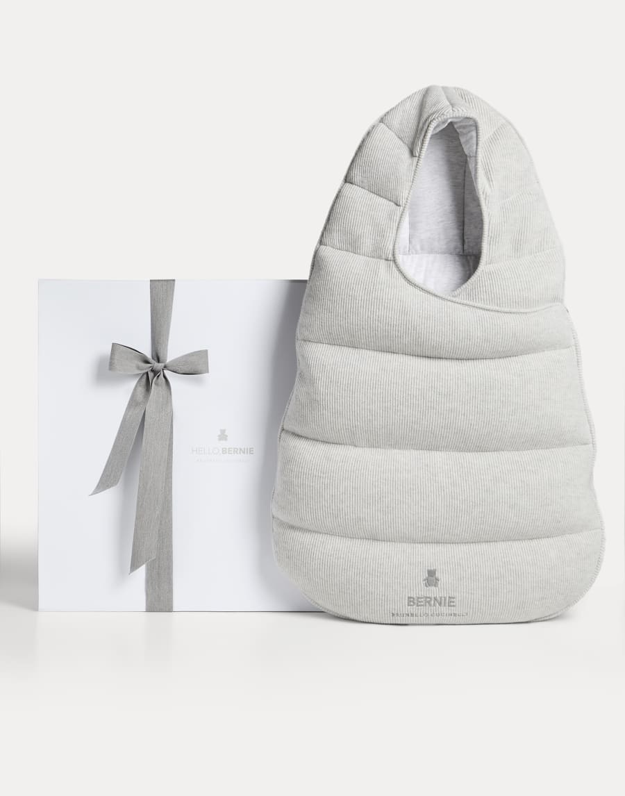 Saco de dormir de punto Gris Claro Bebé - Brunello Cucinelli