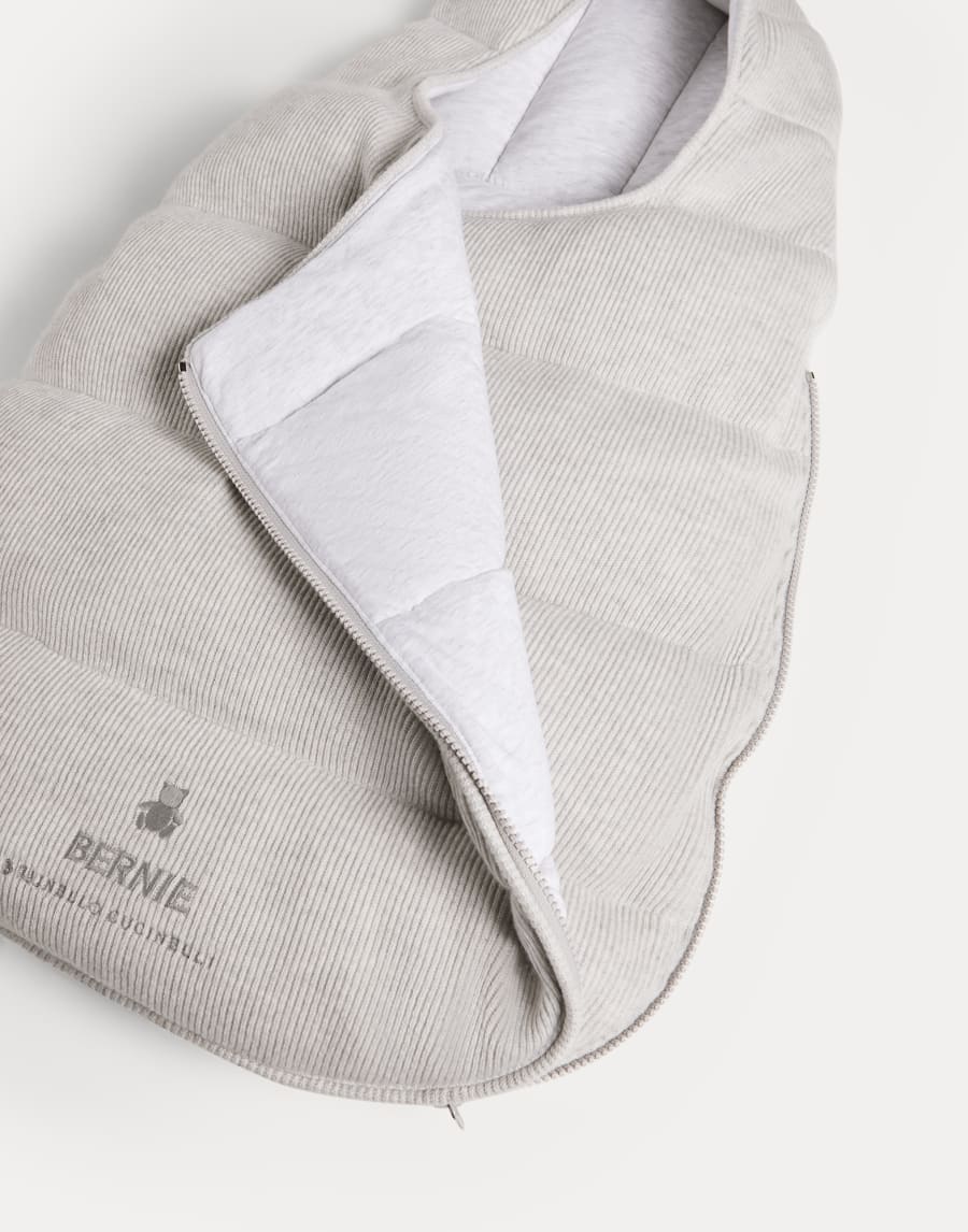 Saco de dormir de punto Gris Claro Bebé - Brunello Cucinelli