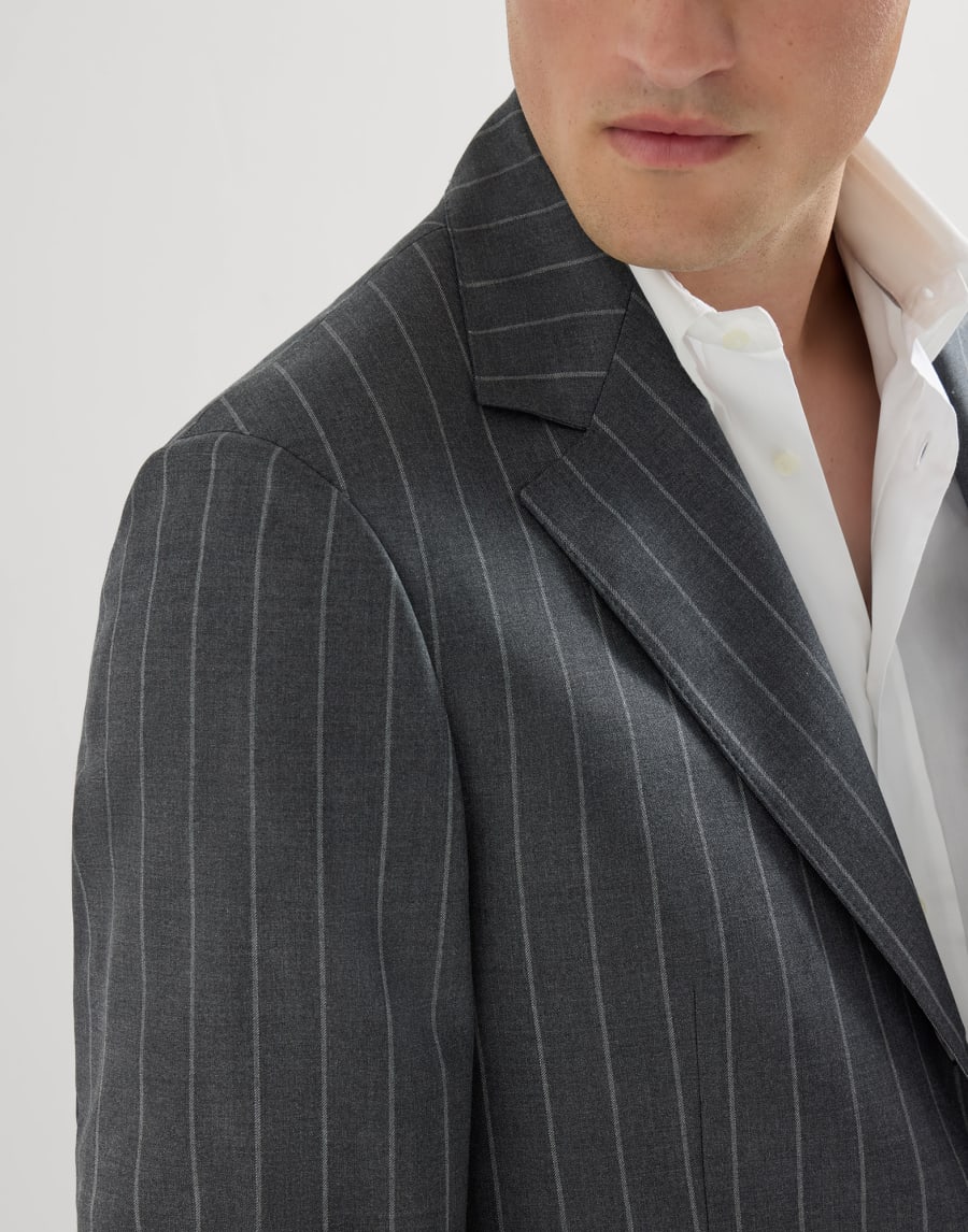 Virgin wool blazer Grey Man - Brunello Cucinelli
