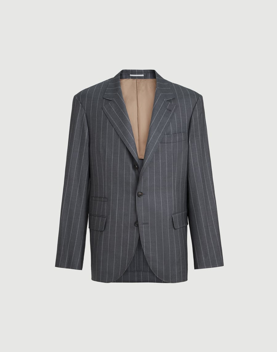 Virgin wool blazer Grey Man - Brunello Cucinelli
