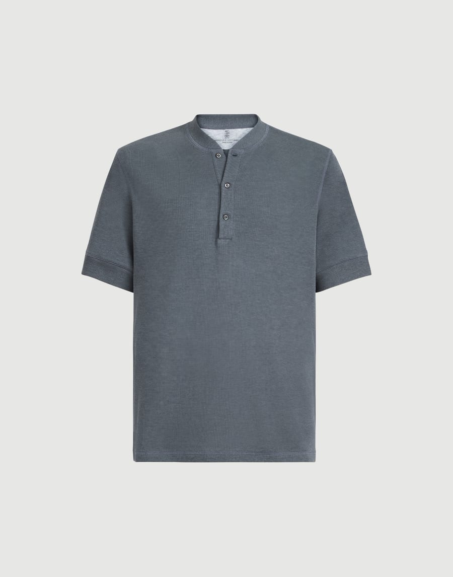 Футболка из хлопкового джерси Серый Мужчина - Brunello Cucinelli