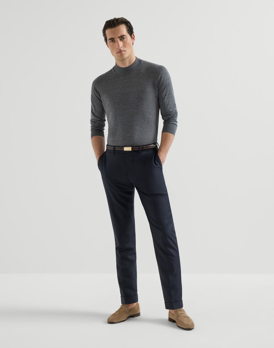 Virgin wool trousers Black Man - Brunello Cucinelli