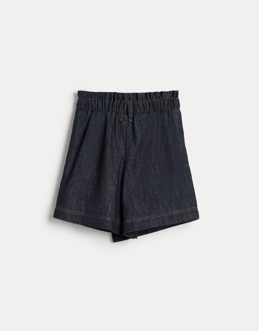Mini skirt-pants Dark Denim Girls - Brunello Cucinelli