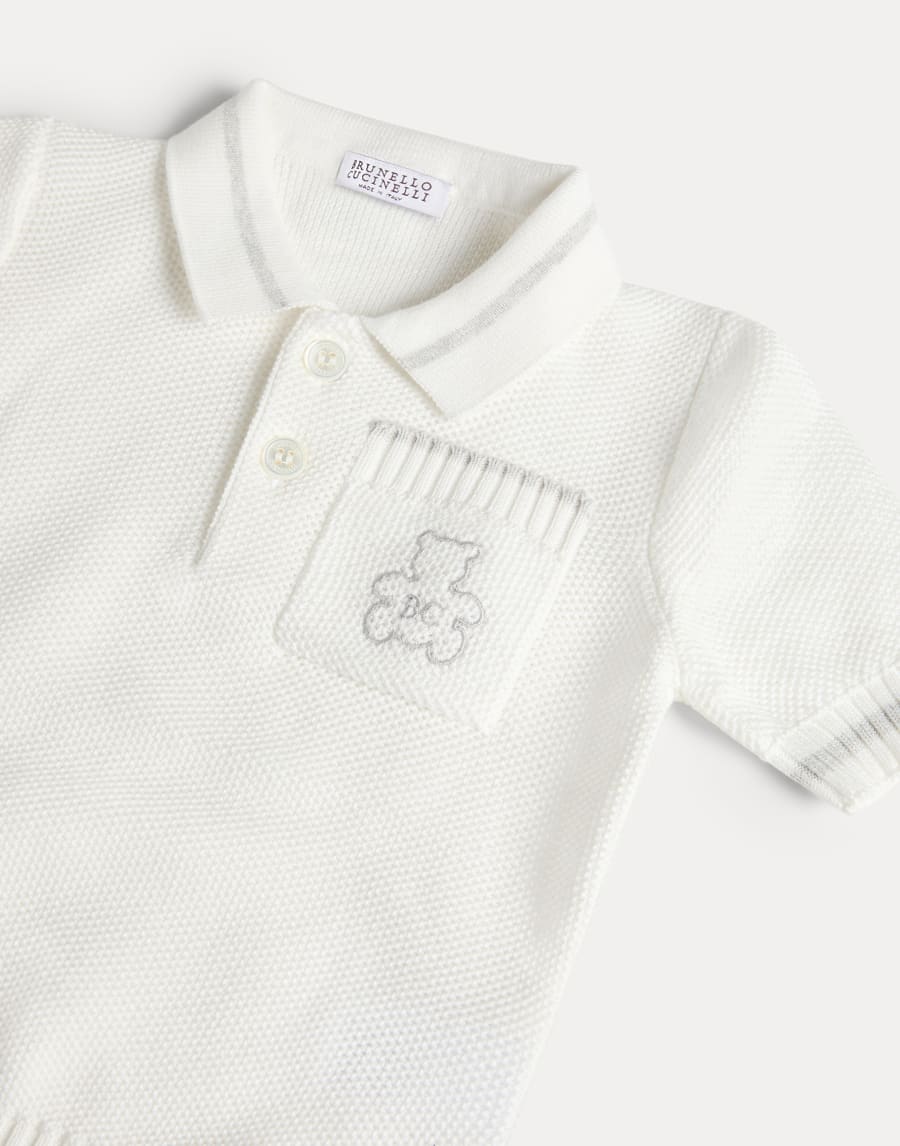 Polo Baby Bernie Panamá Bebé - Brunello Cucinelli