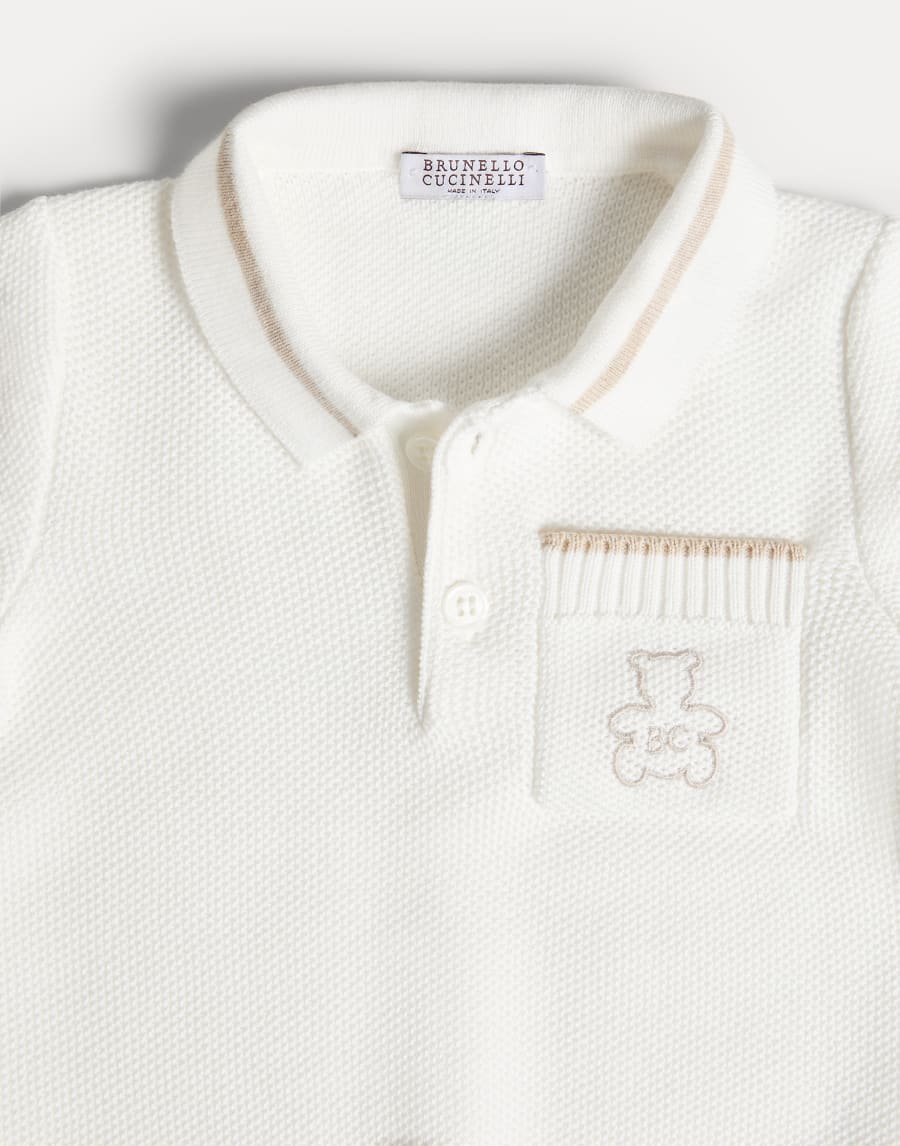 Polo Baby Bernie Panamá Bebé - Brunello Cucinelli