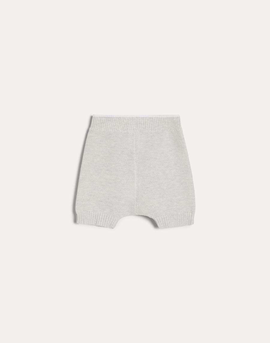 Shorts Baby Bernie Gris Claro Bebé - Brunello Cucinelli