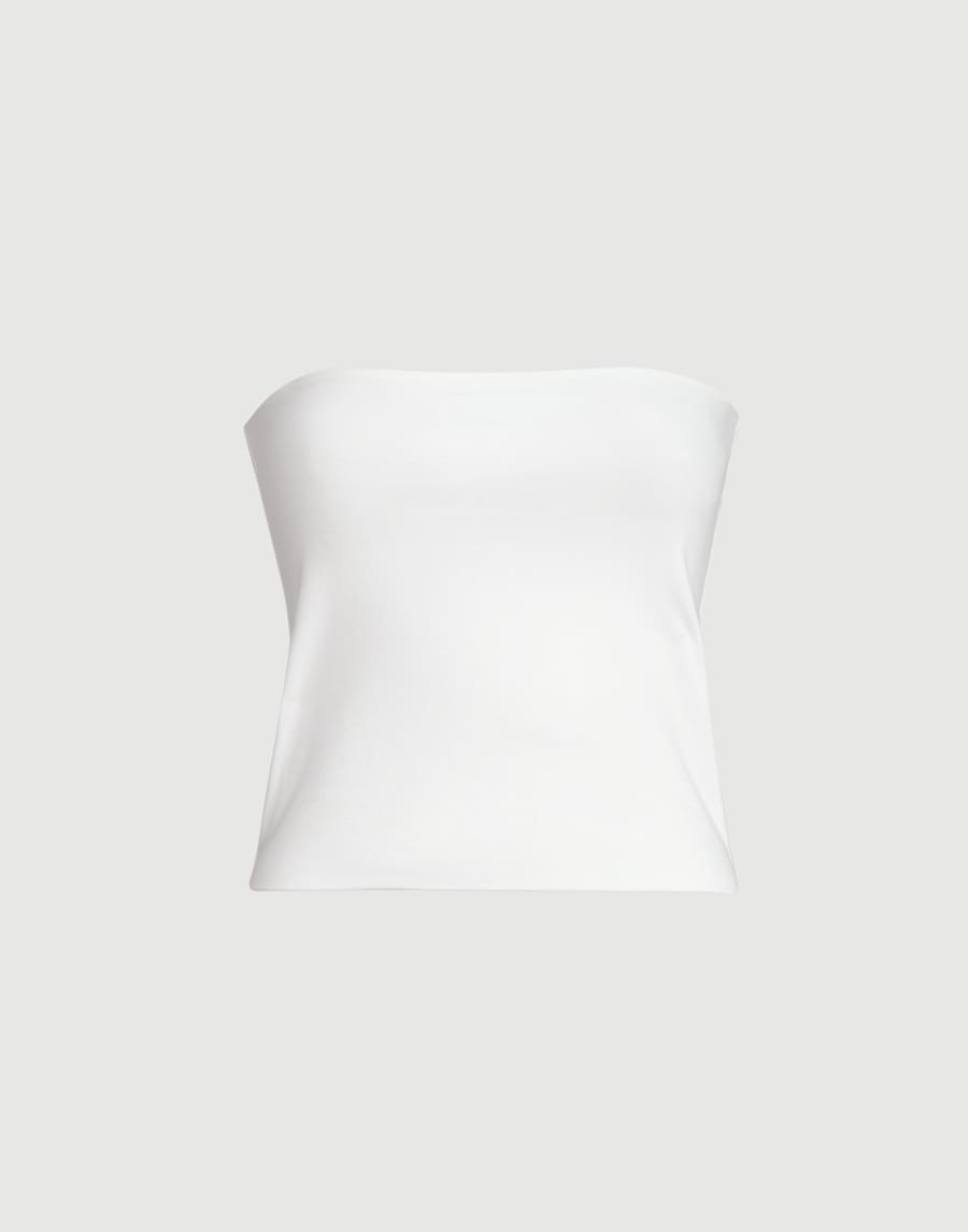 Bandeau top White Woman - Brunello Cucinelli