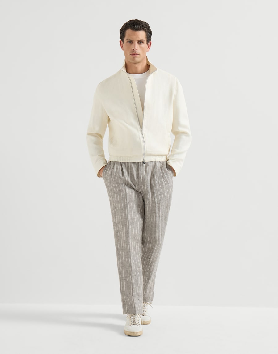 Twill trousers Brown Man - Brunello Cucinelli