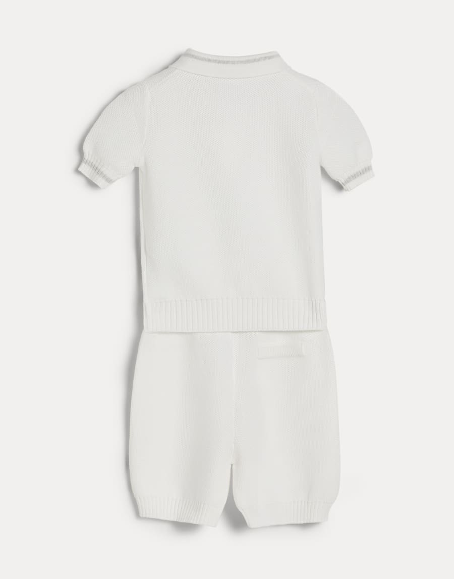 伯尼小熊幼童针织套装 巴拿马色 幼童 - Brunello Cucinelli