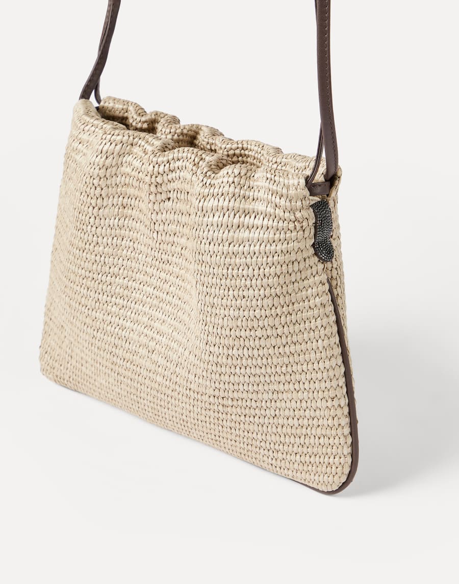 BC Duo 精美网眼手拿包 米黄 女款 - Brunello Cucinelli