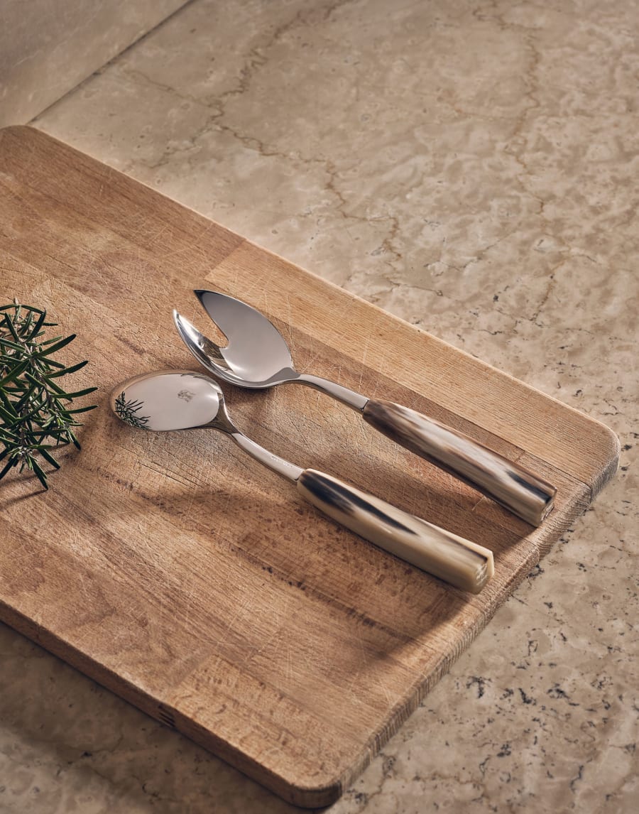 샐러드 서빙 세트 내추럴 혼 라이프스타일 - Brunello Cucinelli