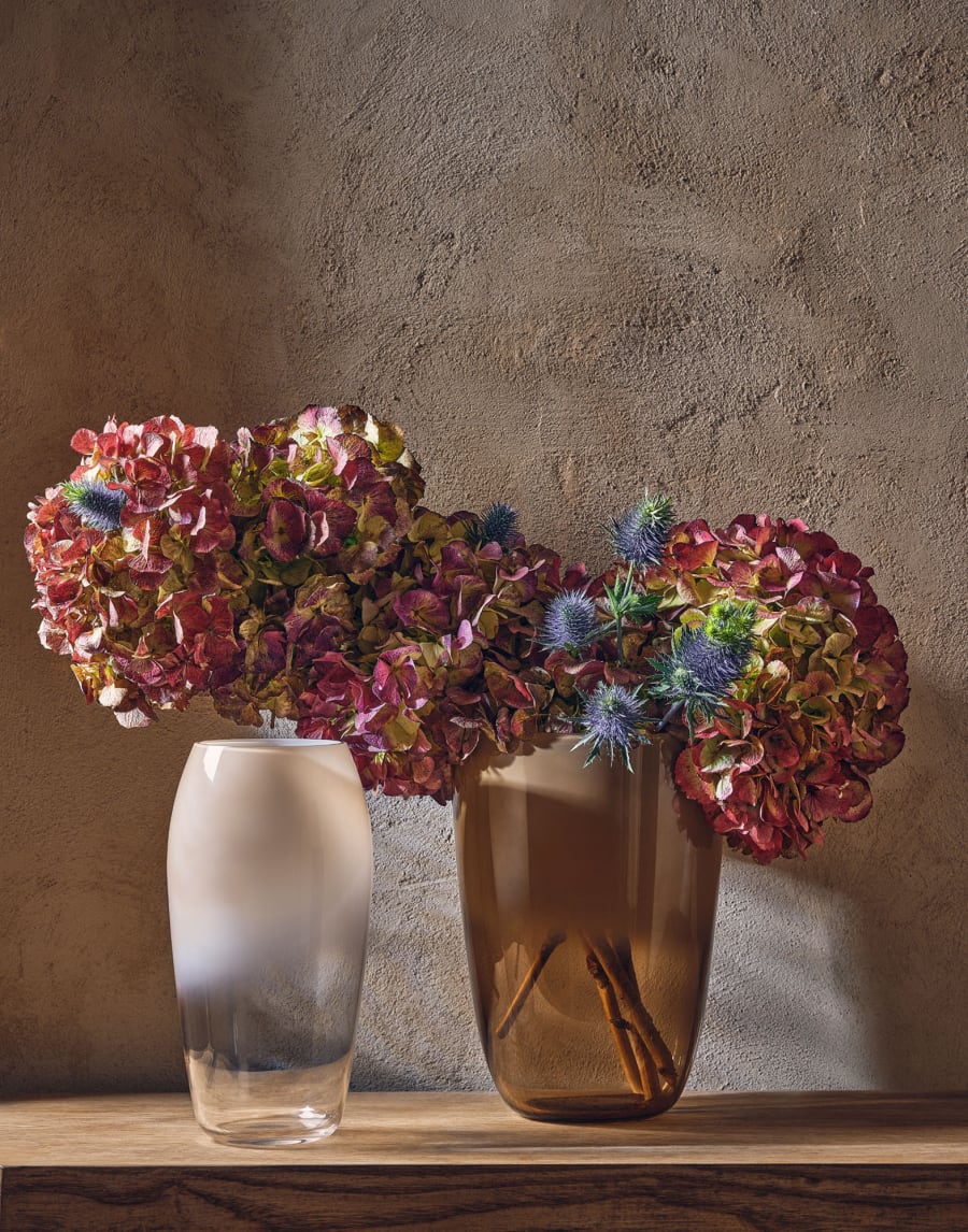 穆拉诺玻璃晕染色花瓶 自然色 生活风格 - Brunello Cucinelli