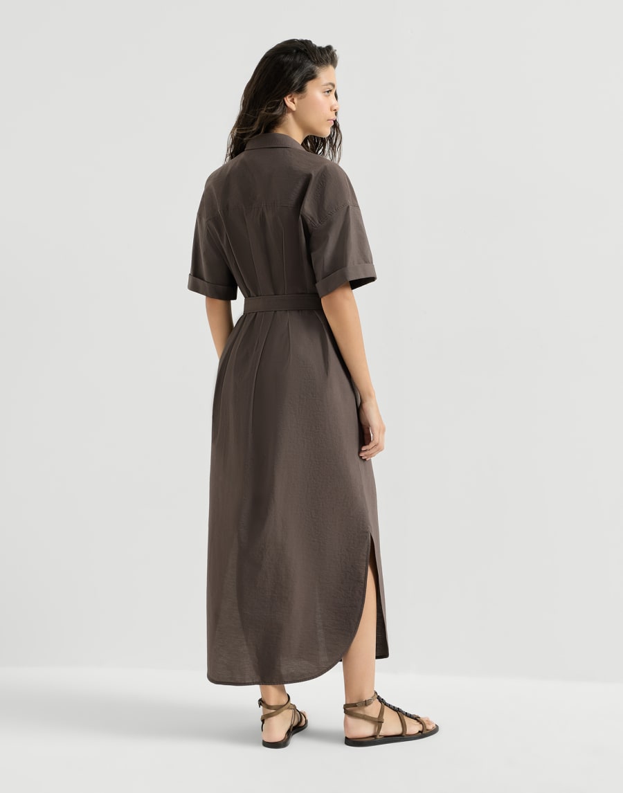 ダズリングシーベッドエンブロイダリードレス ブラウン レディース - Brunello Cucinelli