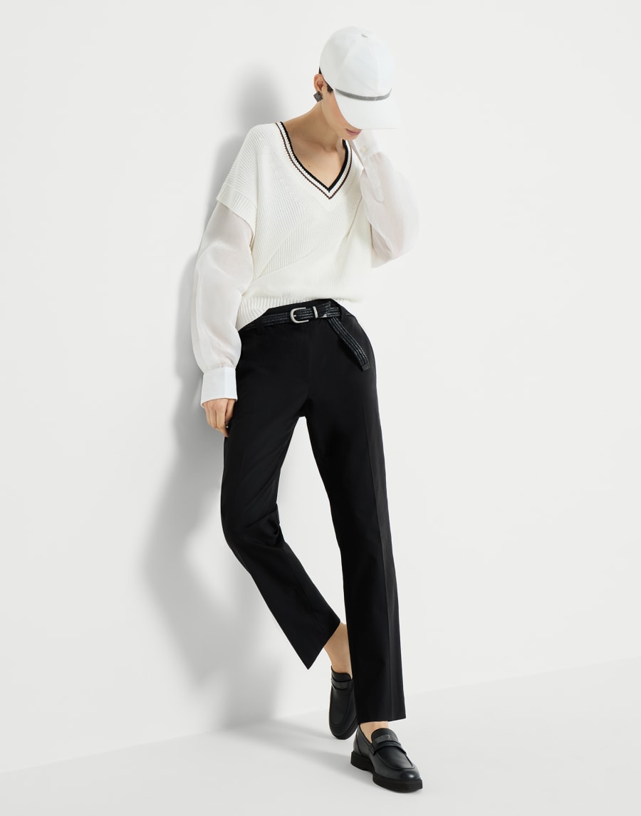 Cigarette trousers Black Woman - Brunello Cucinelli