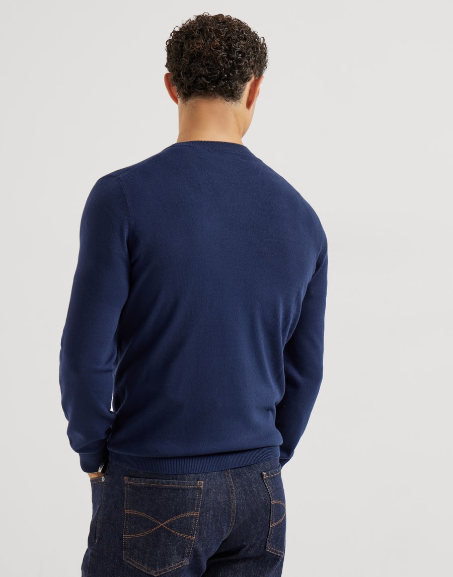 Vicuña sweater Blue Man - Brunello Cucinelli
