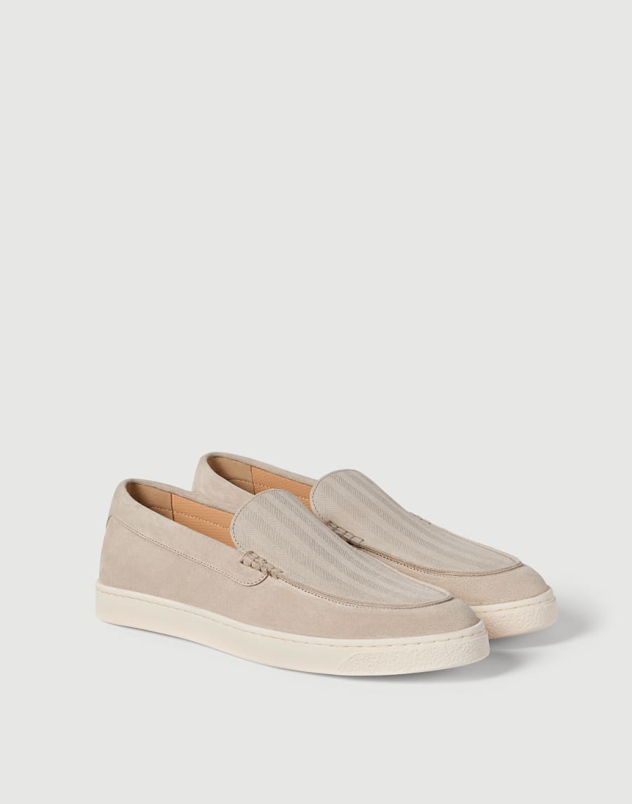 Suede loafers Oat Man - Brunello Cucinelli