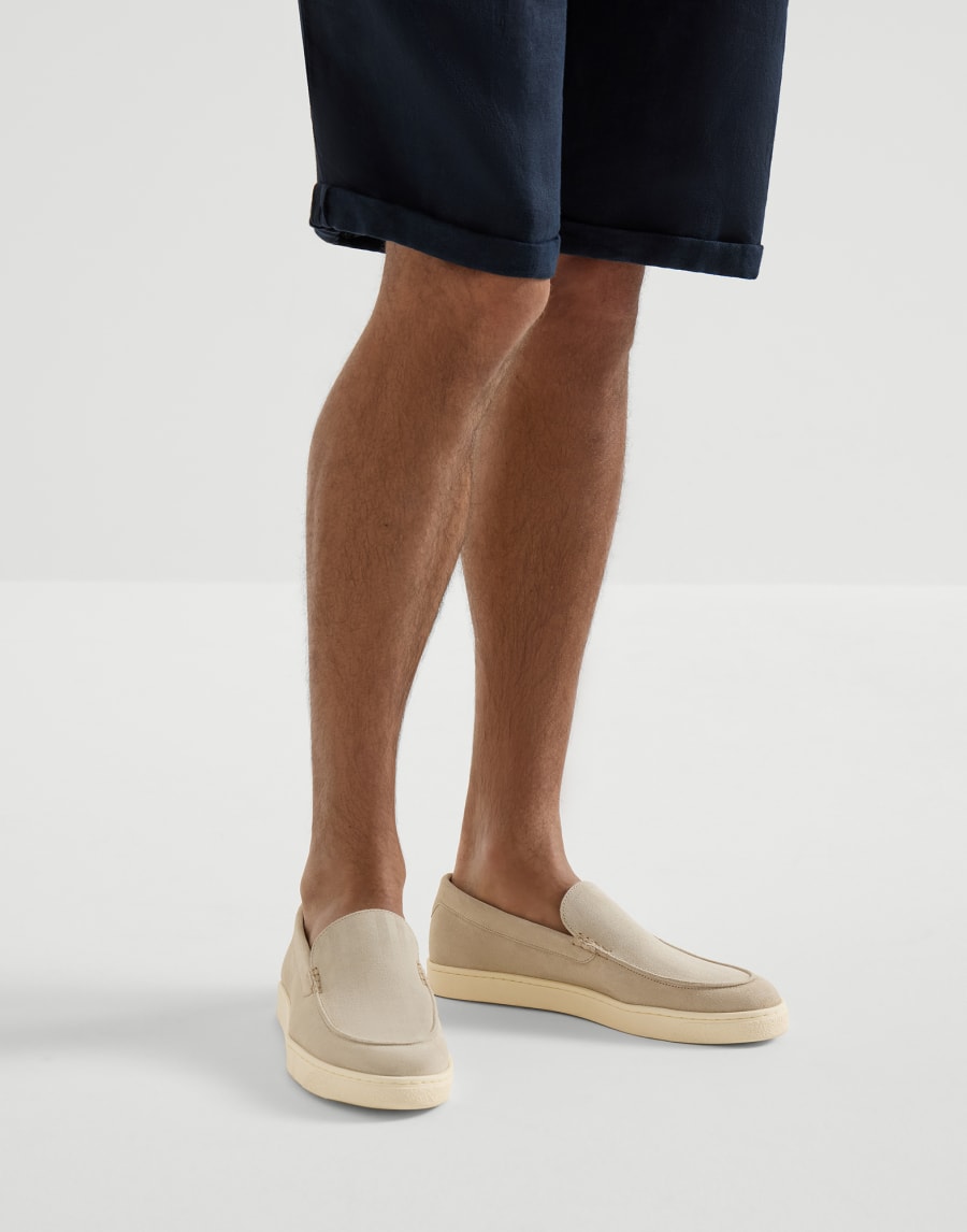 Suede loafers Oat Man - Brunello Cucinelli