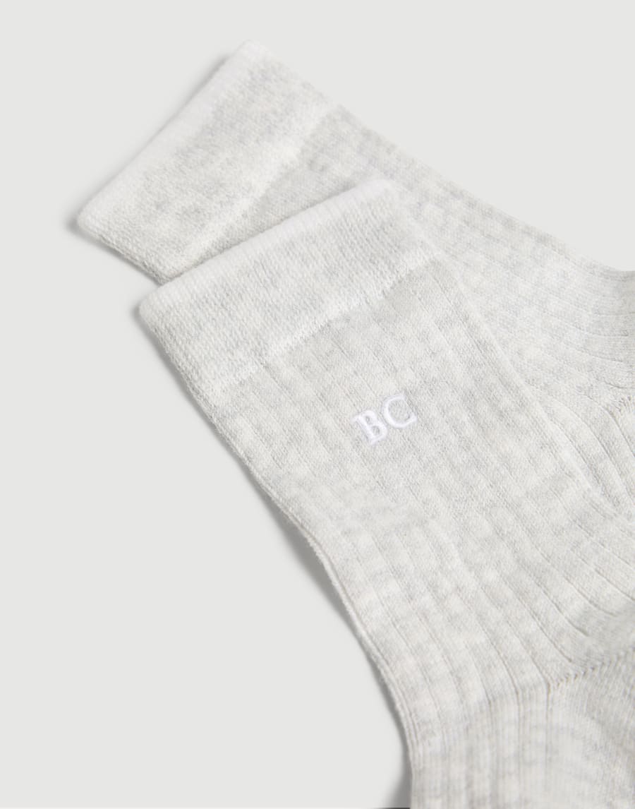 Bernie Baby socks Light Grey Baby - Brunello Cucinelli