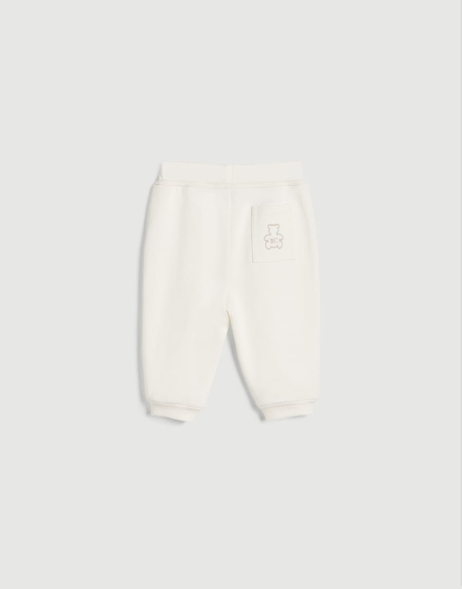 Pantalon Baby Bernie en molleton Panama Bébé - Brunello Cucinelli