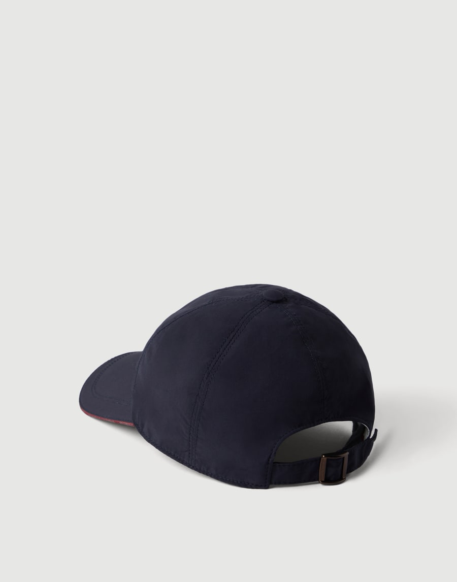 Baseball cap with embroidery Blue Man - Brunello Cucinelli