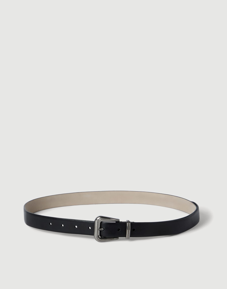 Vachetta belt with monili Black Woman - Brunello Cucinelli