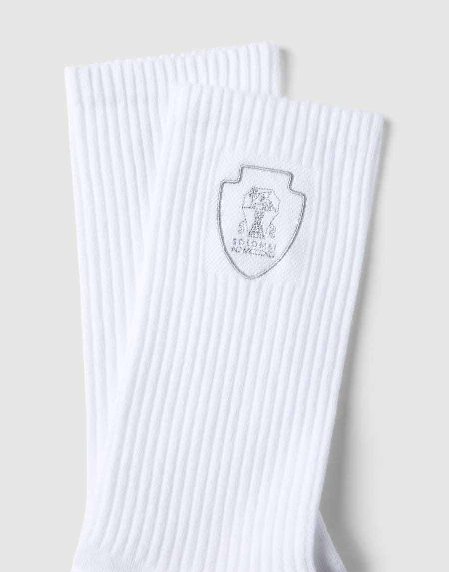 Rib knit socks White Man - Brunello Cucinelli