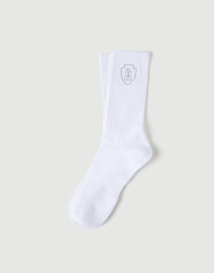Rib knit socks White Man - Brunello Cucinelli