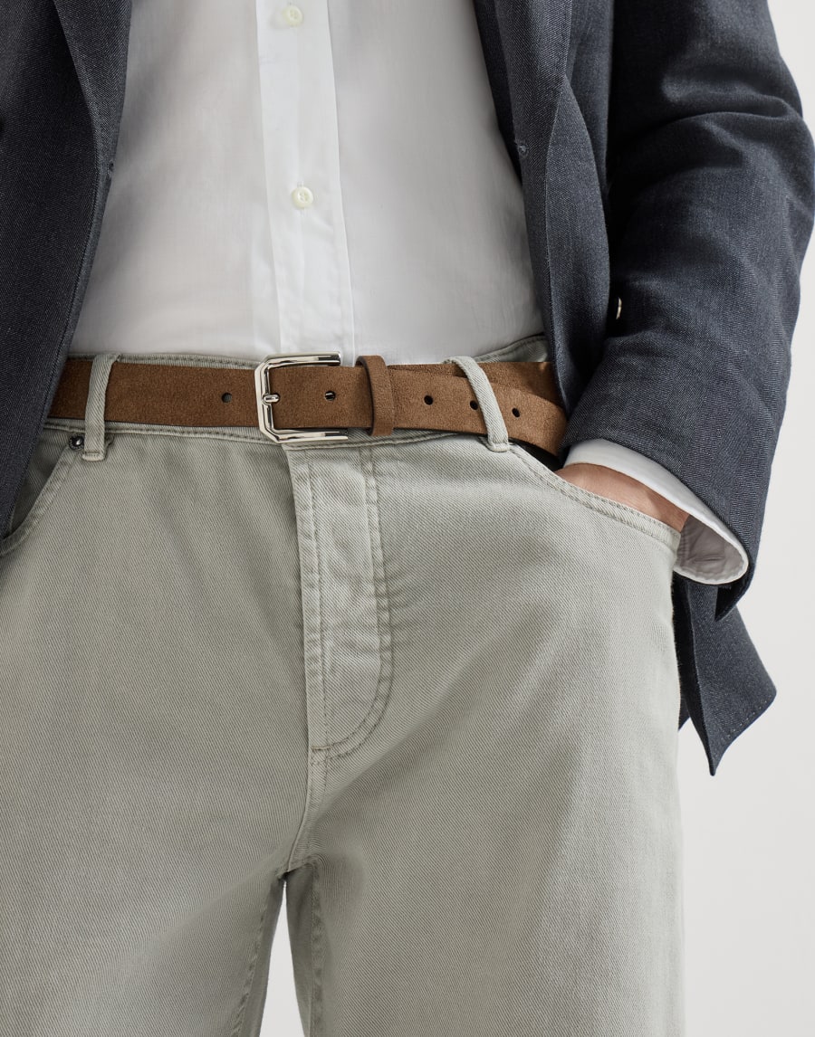 Cinturón de piel vuelta Castaño Hombre - Brunello Cucinelli