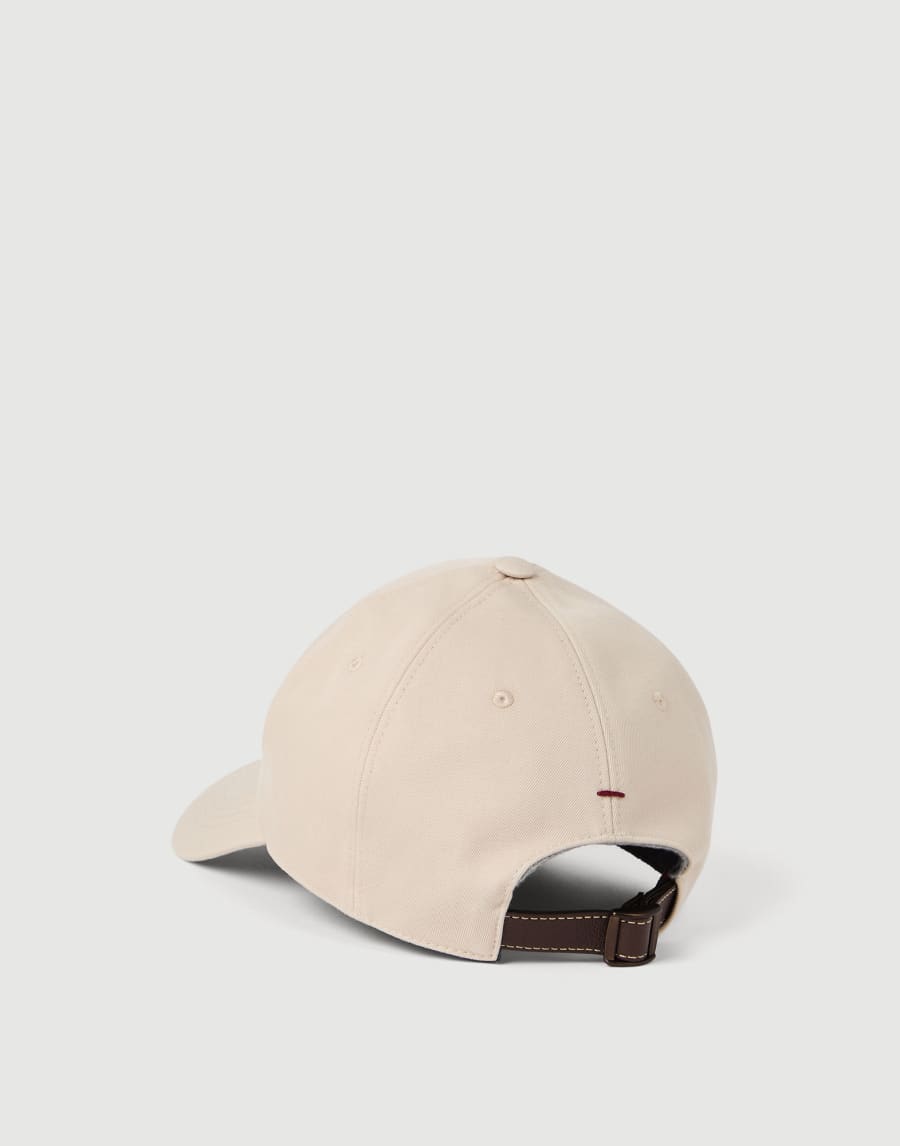 Baseball cap with logo Beige Man - Brunello Cucinelli