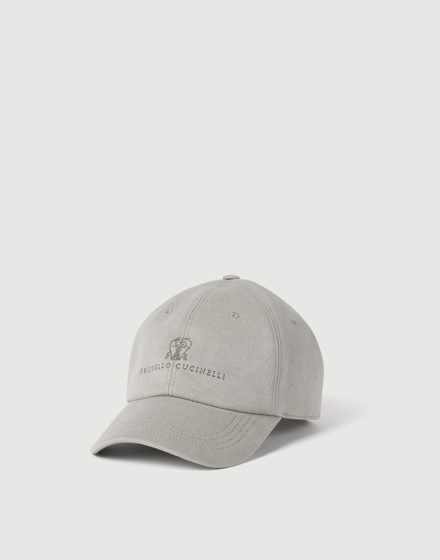 Baseball cap with logo Khaki Man - Brunello Cucinelli