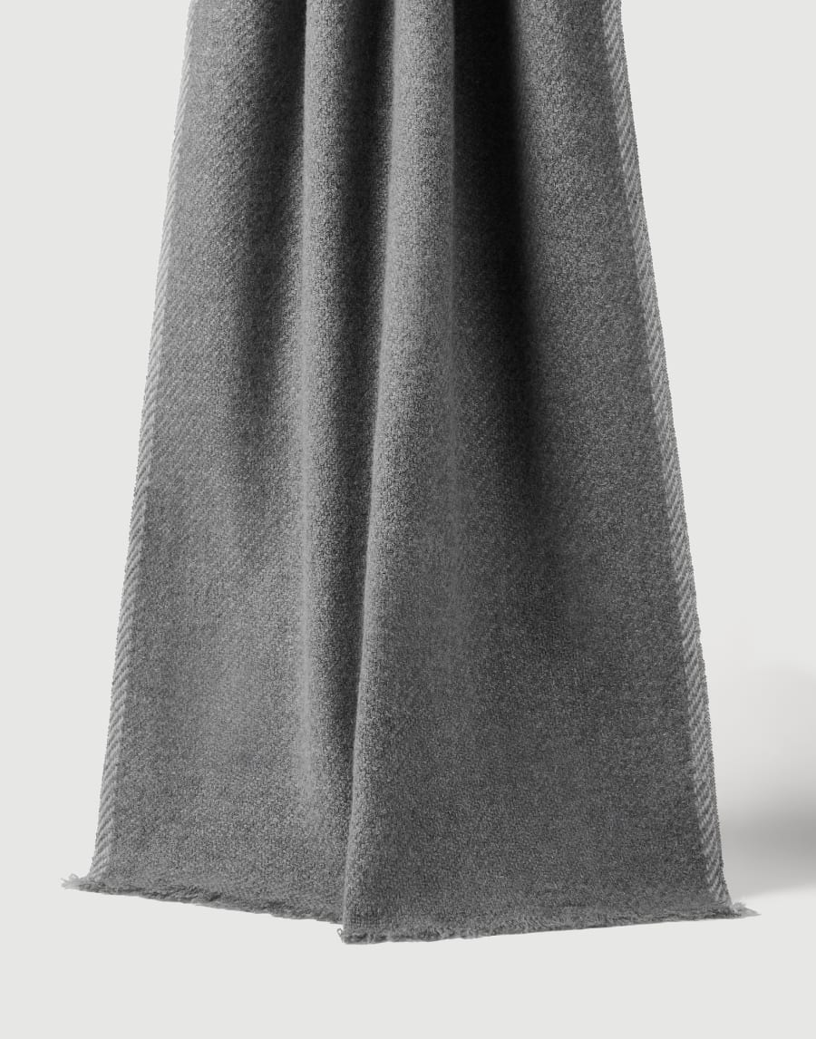 Bufanda de cachemir Gris Medio Hombre - Brunello Cucinelli