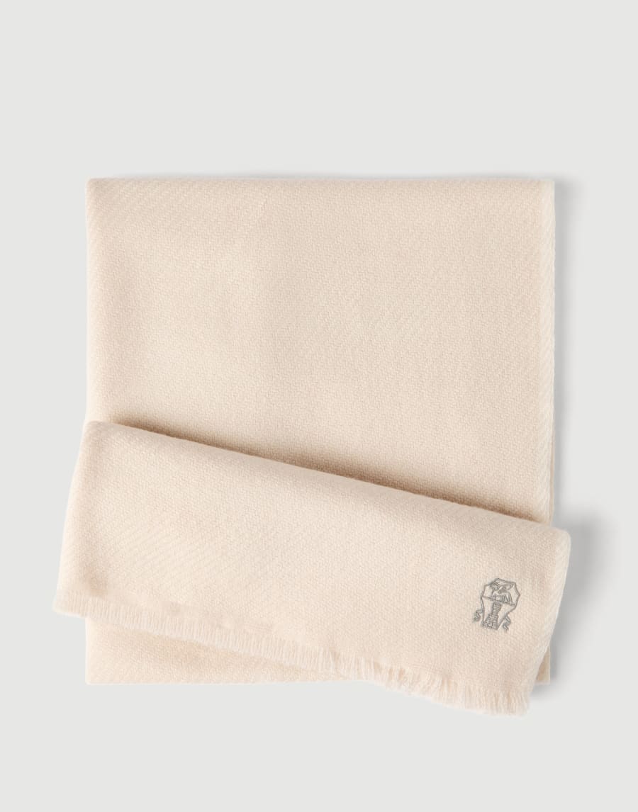 Cashmere scarf Sand Man - Brunello Cucinelli