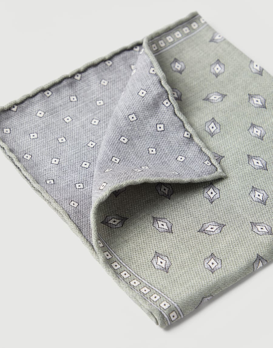 Pochette avec dessin Gris Homme - Brunello Cucinelli