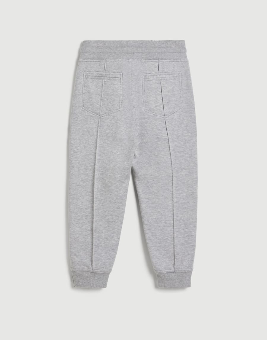 Double cloth trousers Grey Boys - Brunello Cucinelli