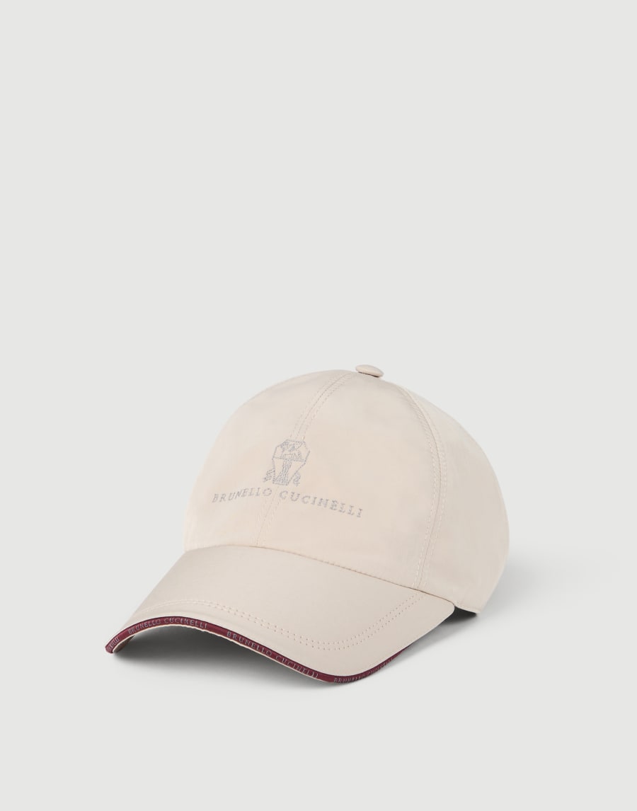 Baseball cap with logo Panama Man - Brunello Cucinelli