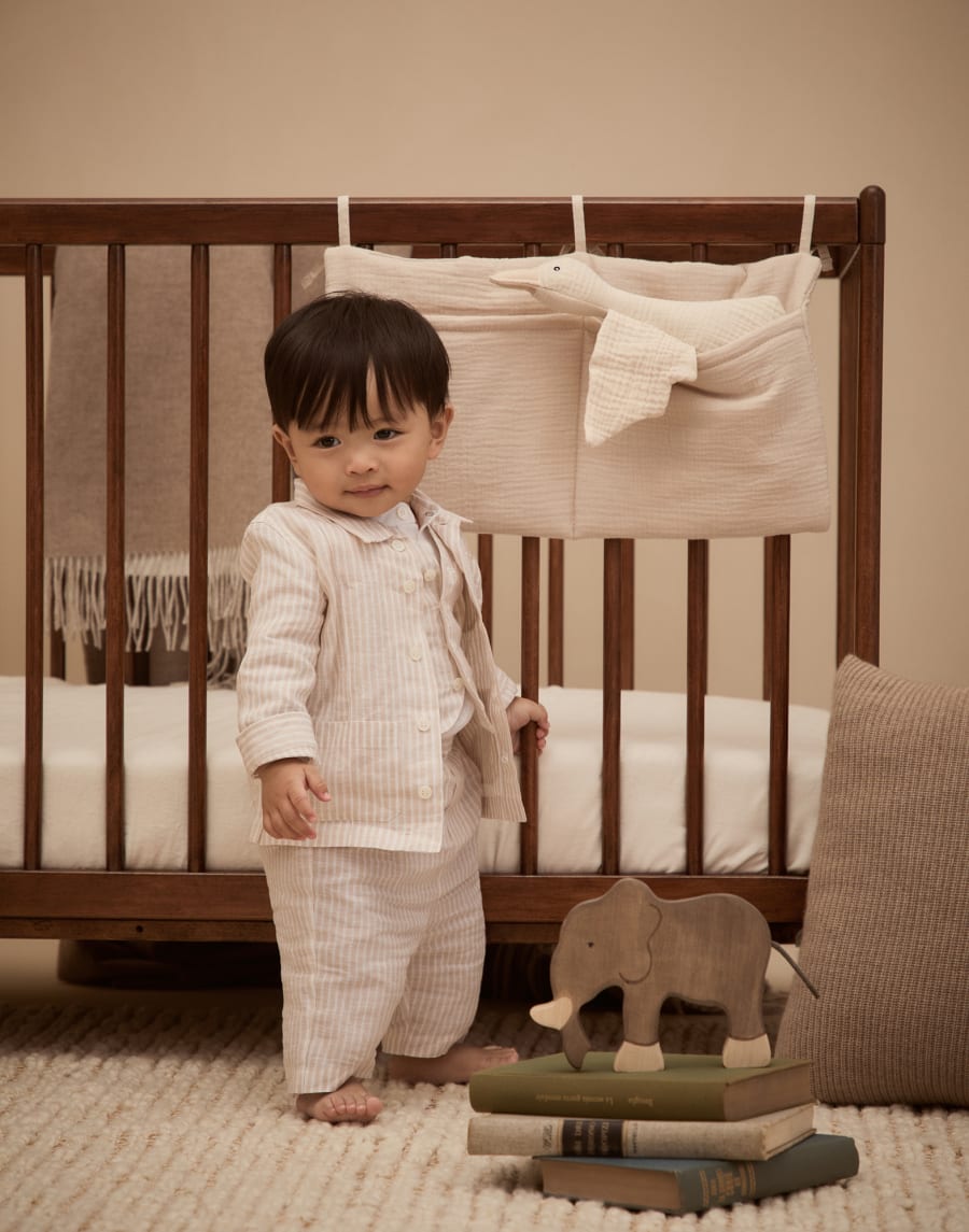 Bernie Baby vest Oat Baby - Brunello Cucinelli