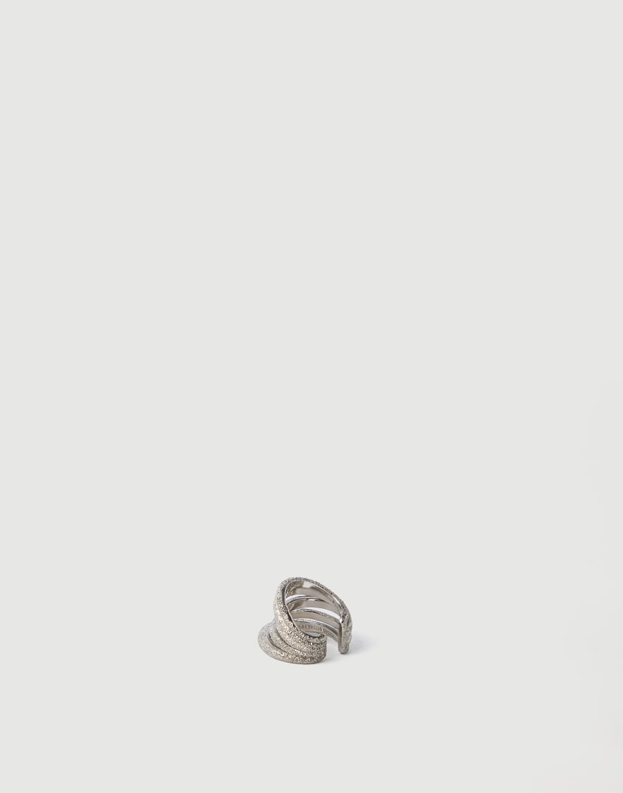 Sterling Silver ear cuff Silver Woman - Brunello Cucinelli