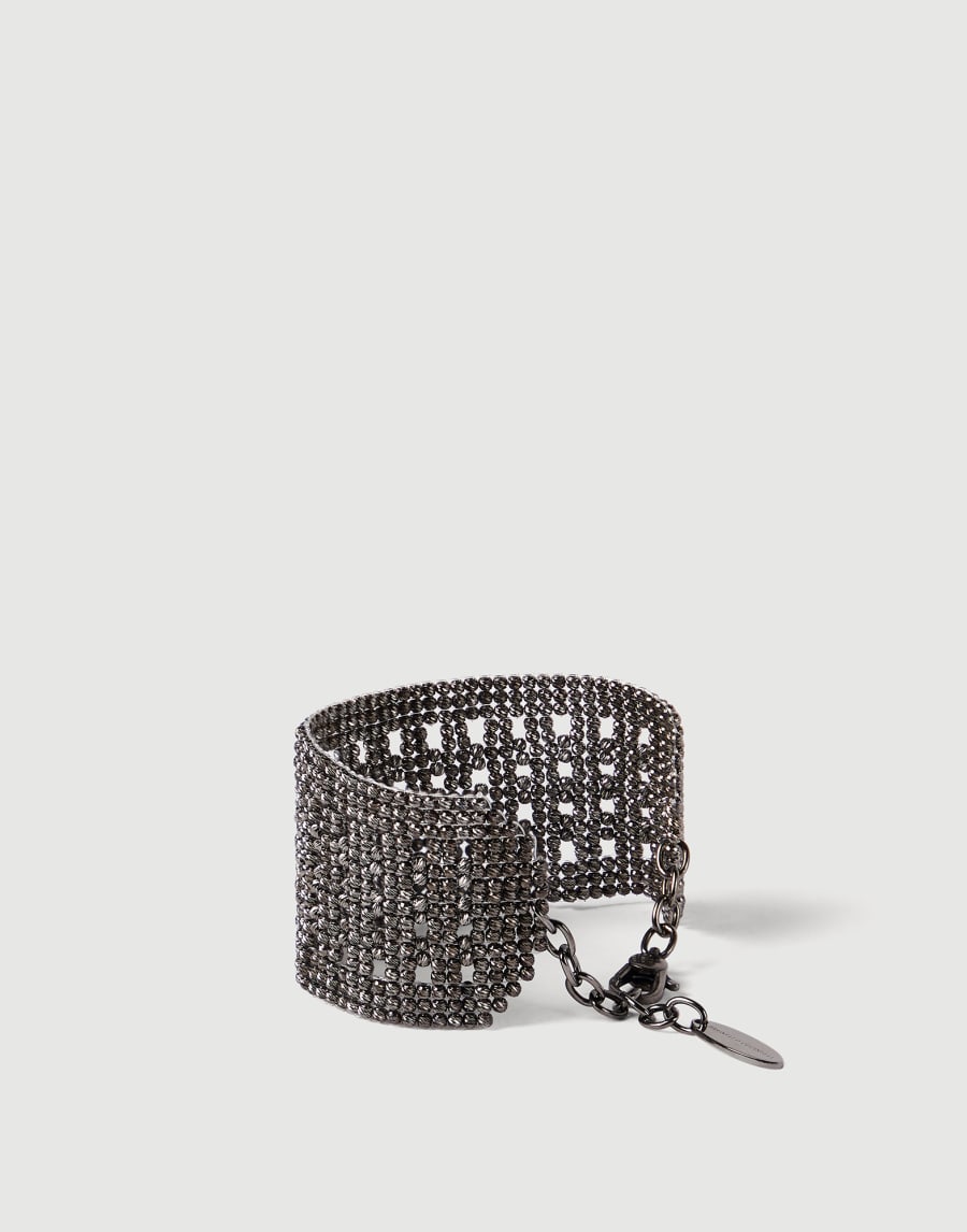 Silver bracelet Lignite Grey Woman - Brunello Cucinelli
