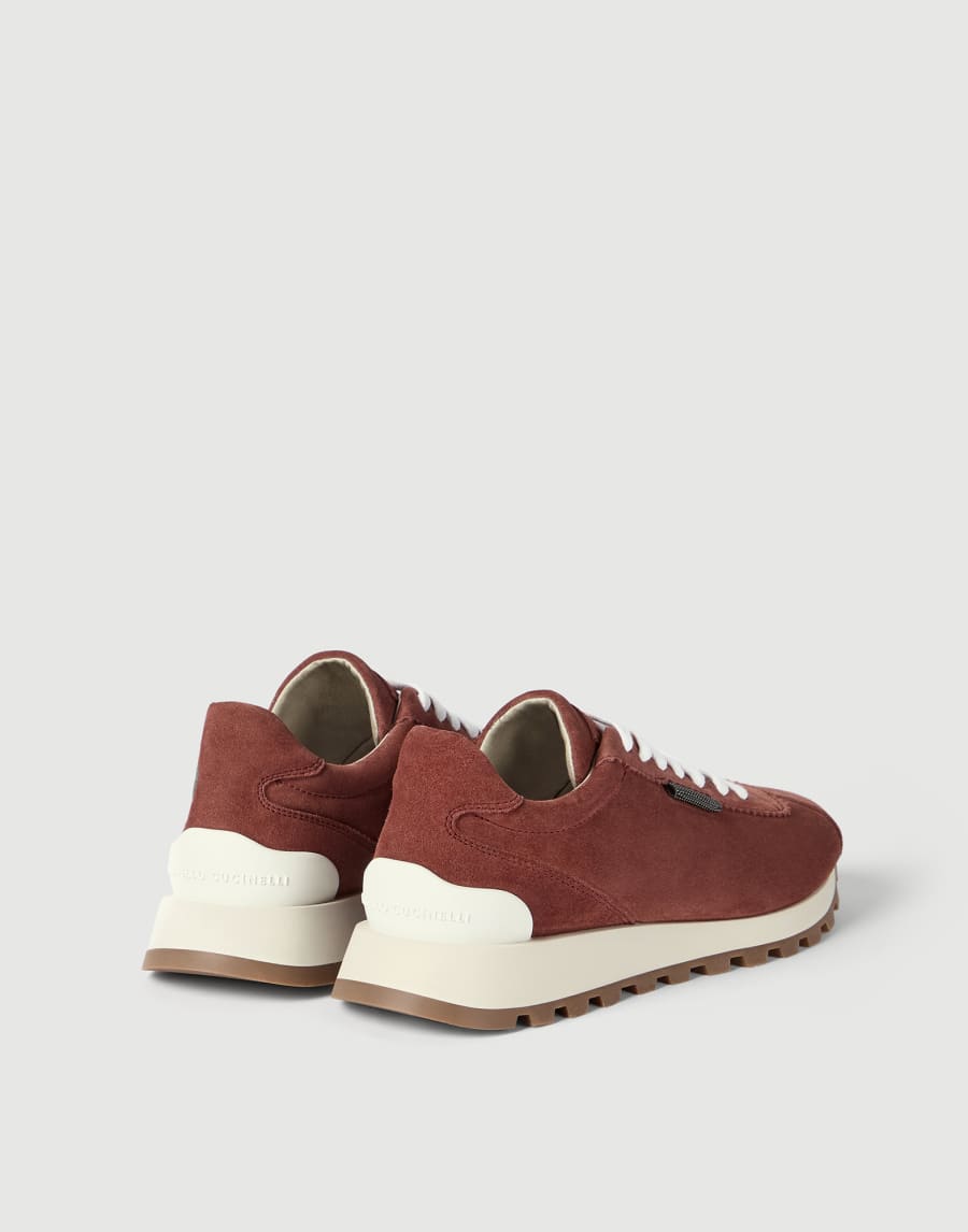 Suede runners Firebrick Woman - Brunello Cucinelli