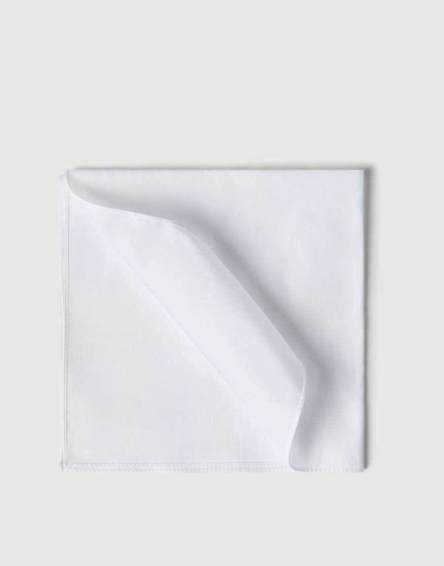 Tuxedo pocket square White Man - Brunello Cucinelli