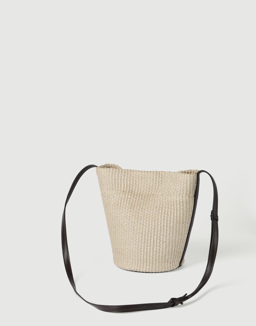Sartorial small bucket bag Beige Woman - Brunello Cucinelli