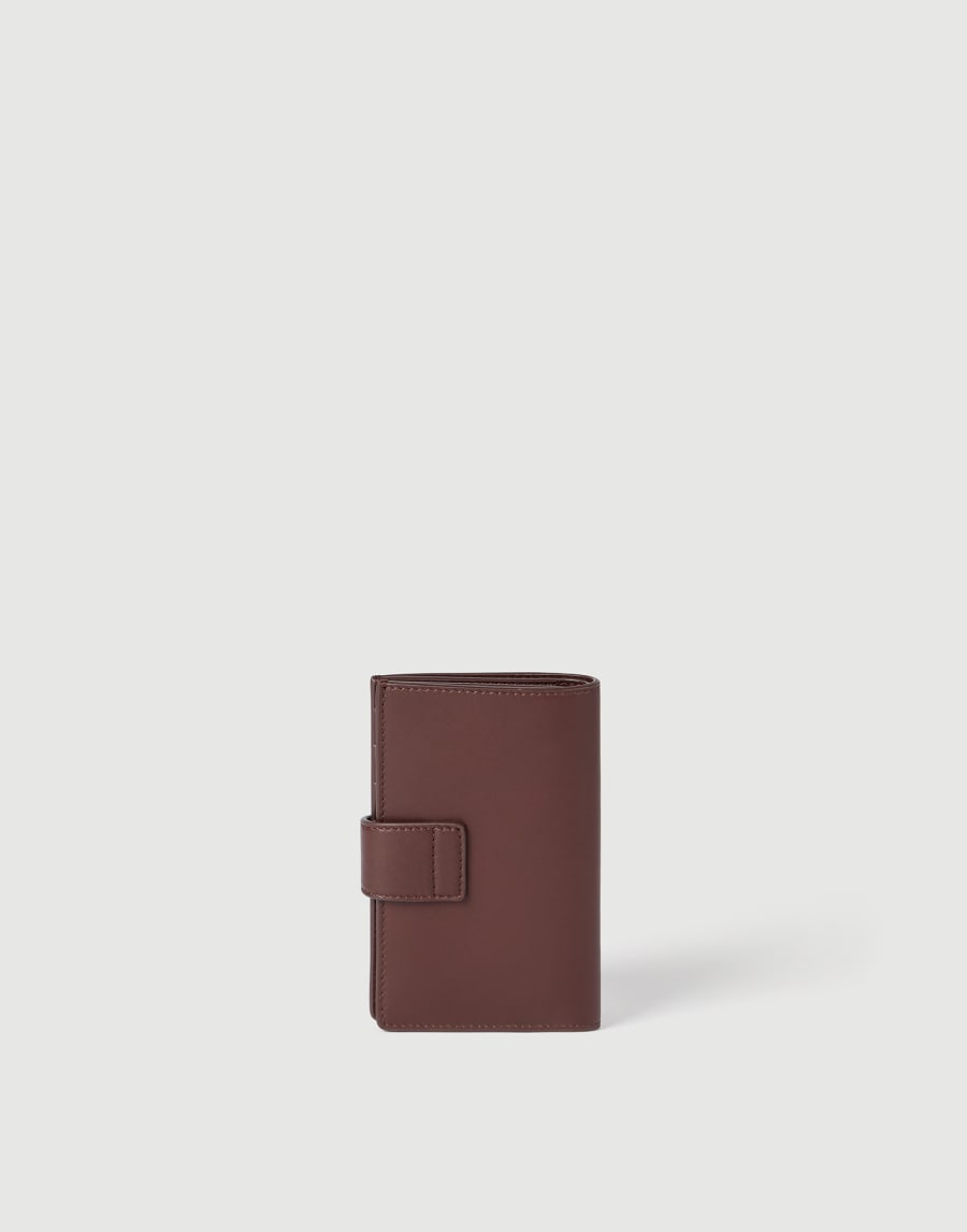 Calfskin wallet Brown Man - Brunello Cucinelli