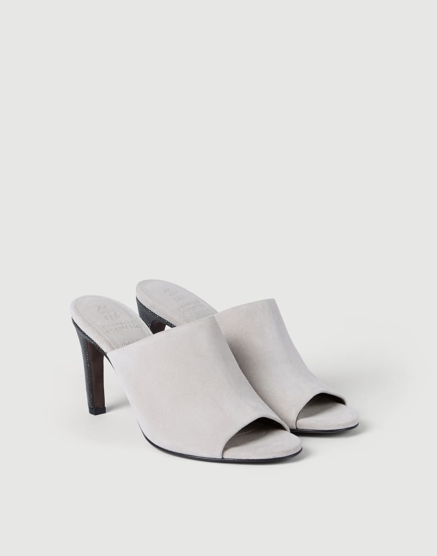 Suede heels Grey Woman - Brunello Cucinelli