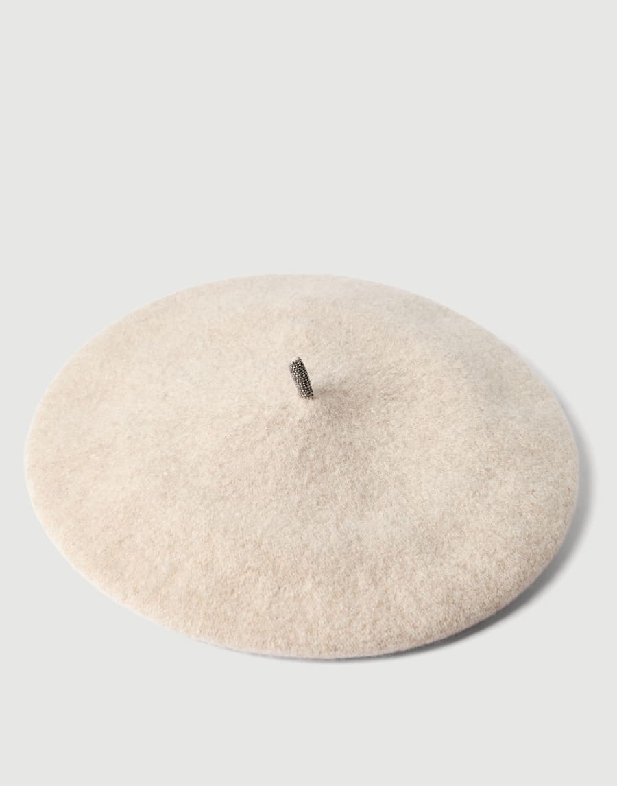 Wool beret Buff Woman - Brunello Cucinelli