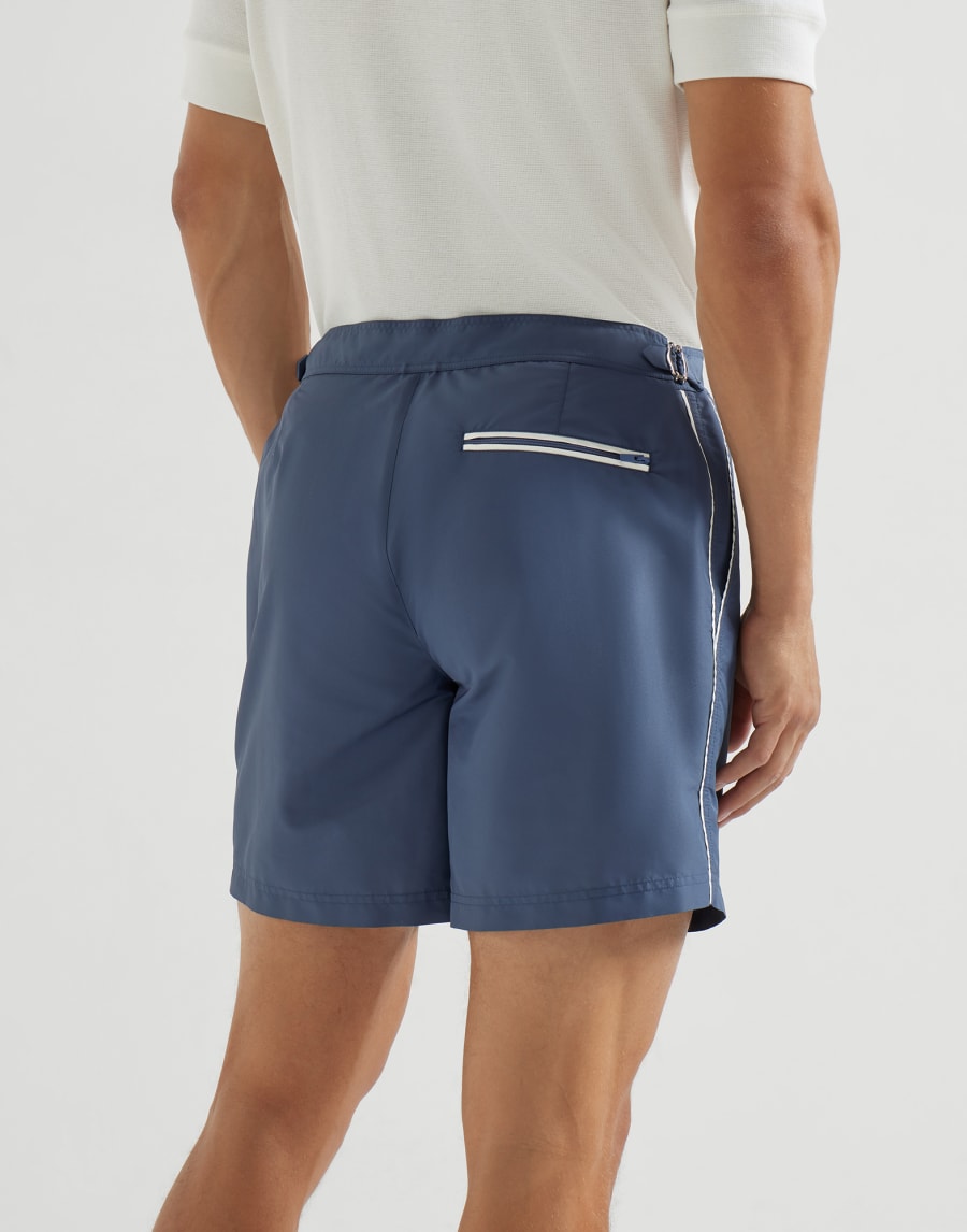 Nylon swim shorts Denim Man - Brunello Cucinelli