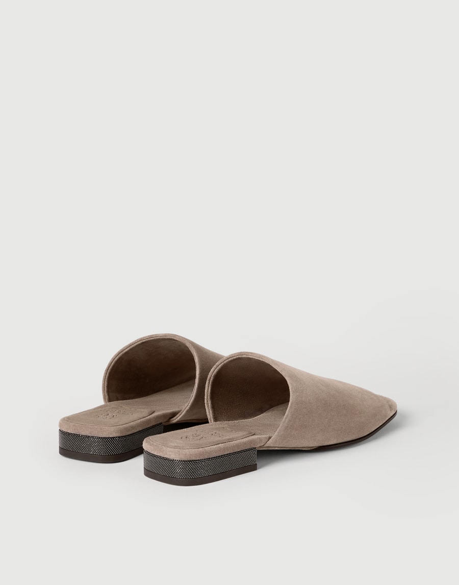 Suede mules Brown Woman - Brunello Cucinelli