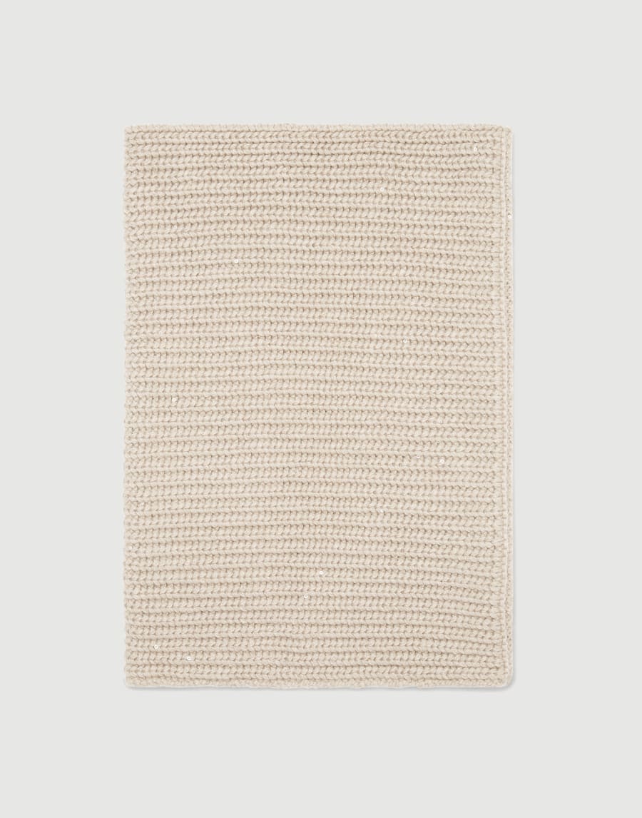 Dazzling neck warmer Beige Woman - Brunello Cucinelli