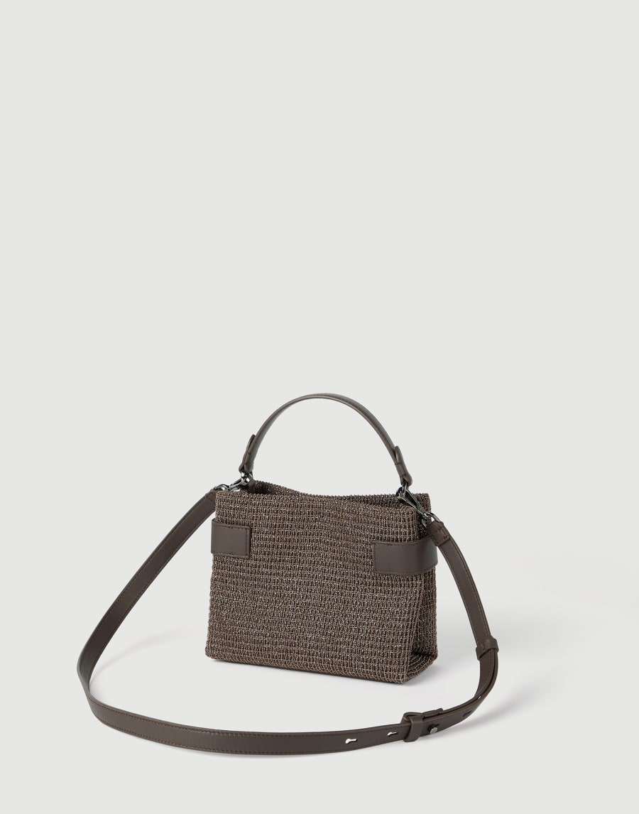 Small Top-Handle Essence bag Brown Woman - Brunello Cucinelli