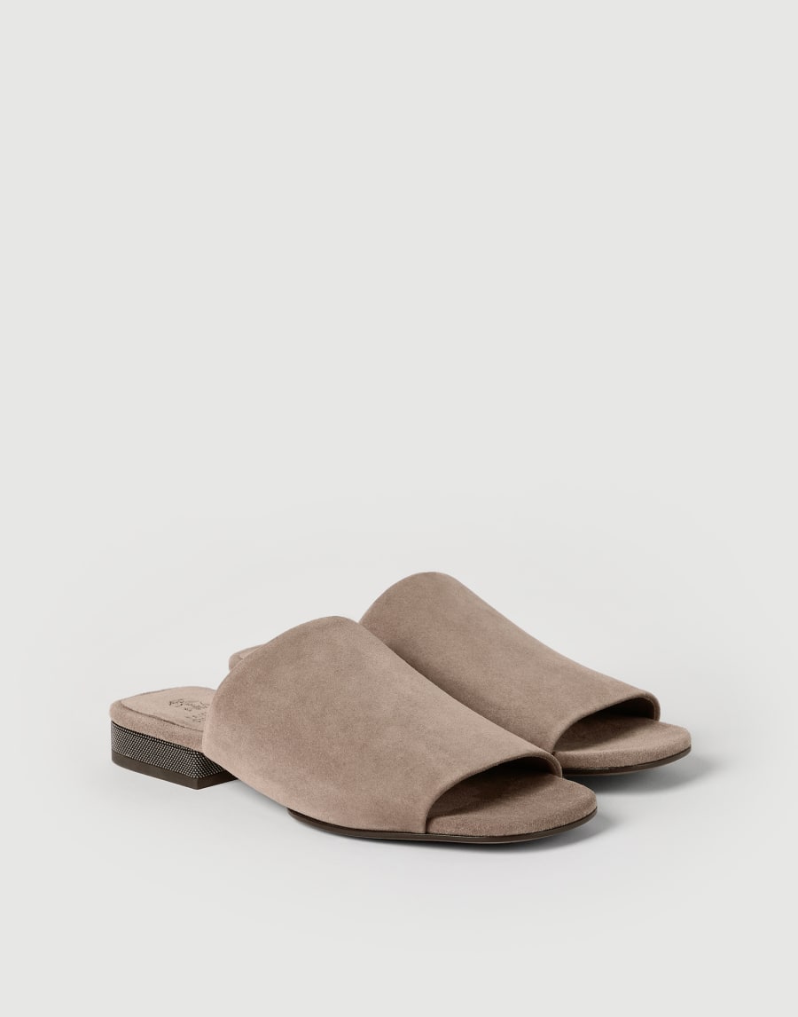 Suede mules Brown Woman - Brunello Cucinelli